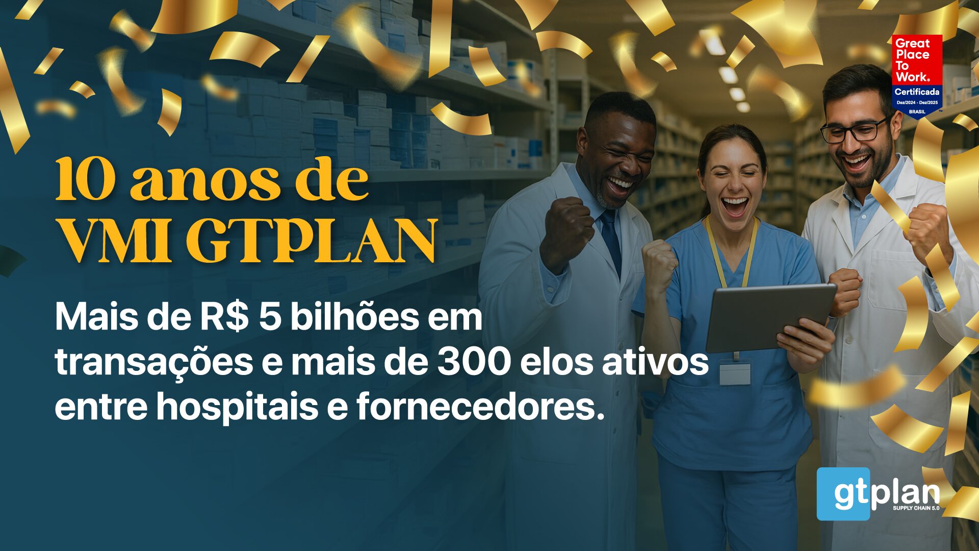 No momento, você está visualizando VMI GTPLAN: 10 anos de colaboração, R$ 5 bilhões em transações e o próximo passo rumo à automação total
