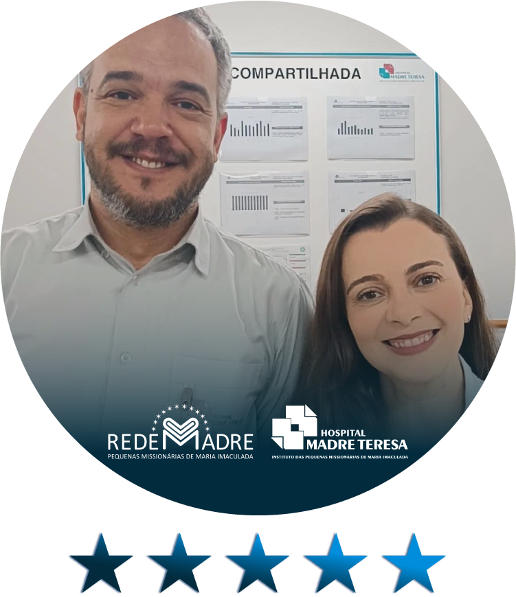 Lívia Andreata e Elias Resende - Hospital Madre Teresa
